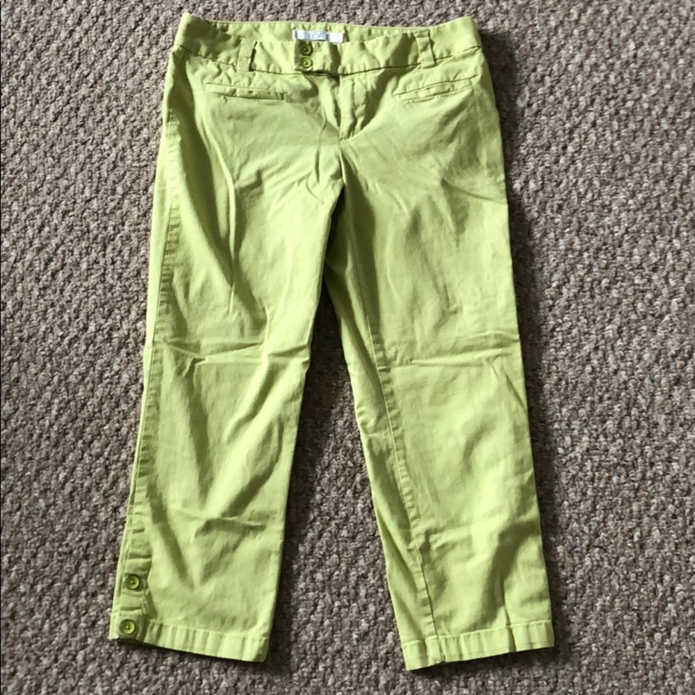 Loft size 2 neon capris